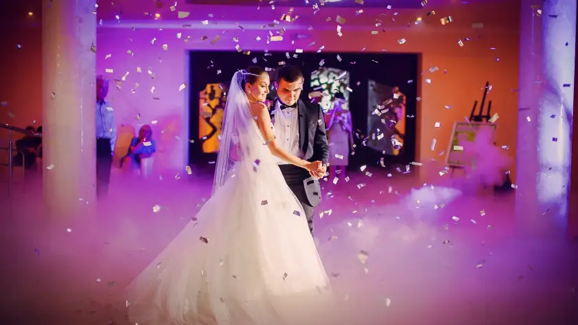 Couple Dancing on Bridal Entry Songs